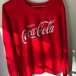 Red Coca Cola sweatshirt